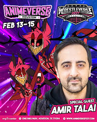 Houston! Meet Amir Talai at AnimeVerse Fest 2026! Join us for 3 days of  anime fun at the NRG Center in Houston, TX. Don't miss your chance to meet  Amir Talai, the