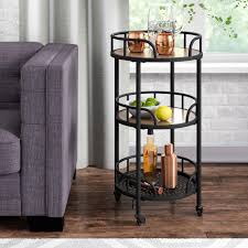 Check spelling or type a new query. Round Bar Carts You Ll Love In 2021 Wayfair