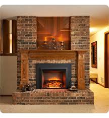 It can be surface mounted, partially recessed or even fully recessed into a wall, and comes with an integrated heater and realistic flames using patented flame effect technology. Greatco Gi 29 Is 36 28 3 8 Traditional Electric Fireplace Insert With 36 1 4 Flush Mount Conversion Kit In Black