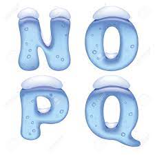 You can use the worksheets to help your child learn the alphabet and numbers. Vector Image Of Ice Alphabet Capital Letters Under Snow Royalty Free Cliparts Vectors And Stock Illustration Image 16415541