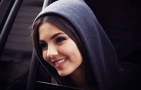 Brunette, faces, girl, hood, lips, women, 1920x1080, 666416. Wallpaper Girl Grey Smile Window Victoria Justice Cute Hood Images For Desktop Section Devushki Download