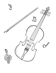Grab the pdf alphabet worksheets for a no prep alphabet activity kids will love. Free Violin Coloring Page