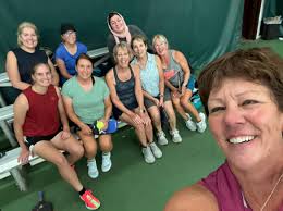 First pickleball session with ladies