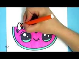 Kostenlose ausmalbilder in einer vielzahl von themenbereichen zum ausmalbilder kawaii zum ausdrucken malbucher pinterest kawaii ausmalbilder kostenlos 907. Kawaii Wassermelone Selber Malen Doodle Youtube