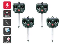 An inside electronic pest control device plugs in to a power point so does need electricity to work. Dick Smith Nz Pestill Solar Ultrasonic Possum Pest Repeller 4 Pack Home Garden Yard Garden Outdoor Living Weed Pest Control Ultrasonic Pest Repellers