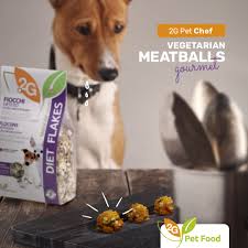 Can he find the treat bag you try to hide? Gourmet Vegetarian Meatballs For Dogs With Diet Flakes