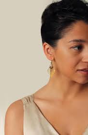 Gold Art Deco Earrings, Gold Brass Fringe Earrings, Bohemian Earrings, Gold  Chandelier Earrings, Statement Earrings DECO FRINGE EARRINGS