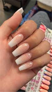 Worried about your ability to naturally grow your nails long for an even trendier alternative, ask your nail stylist to complete an ombre white tip coffin effect the next. 75 The Most Beautiful Ombre Acrylic Nails Designs You Ll Like To Have Women Fashion Lifestyle Blog Shinecoco Com