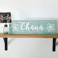 Ohana Means Family Wood Sign Etsy Disney Home Decor Wood Signs Ohana