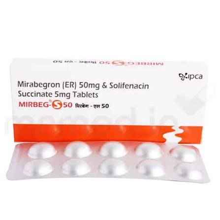 Buy Mirbeg S 50mg Tablet Online: Uses, Price, Dosage, Instructions, Side Effects | MrMed