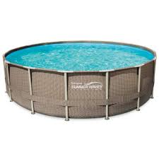Piscine Tubulaire Ronde Aspect Tresse O4 88m Summer Waves