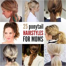 What you need to learn are a few quick and easy working mom hairstyles that you can switch every. Quick And Easy Ponytail Hairstyles For Busy Moms Ponytail Hairstyles