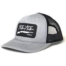 Yee Yee Yee Yee Grey Snapback Black Mesh