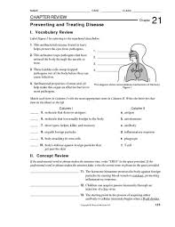 Preventing And Treating Disease 7th 12th Grade Worksheet Lesson Planet Lesson Planet Prevention Vocabulary Worksheets