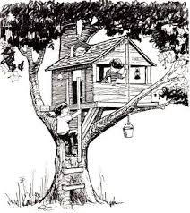 See house drawing stock video clips. Inspiratie Boomhutbec Tree House Drawing House Drawing For Kids Cartoon Trees