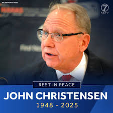 University of Nebraska system president Jeffrey Gold called John  Christensen a "steadfast champion for access, equity and student success."  "His warmth, humility and deep commitment to students defined his tenure  and continue