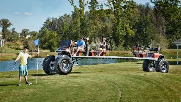Mga resulta ng larawan para sa World's longest golf cart"