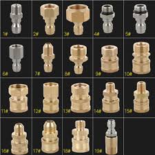 How to connect pressure washer gun to garden hose. Quick Release Coupler Connector Fitting For High Pressure Washer Gun Hose G1 4 Ebay