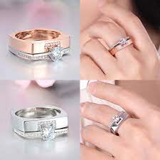 Maybe you would like to learn more about one of these? Buy Jewelry 2 In 1 Two Tone Women S Engagement Wedding Band Vintage Rings Bride Ring Set At Affordable Prices Free Shipping Real Reviews With Photos Joom