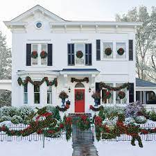 15 Awe Inspiring Outdoor Christmas Houses With Decorations Outdoor Christmas Outdoor Christmas Diy Outdoor Holiday Decor