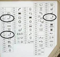 Fuse box diagram, mini cooper, mini cooper clubman. R60 Fuse Icon Decoding North American Motoring