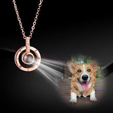 Our full color personalized dog photo portrait necklace is the perfect way to celebrate a bond with your cat that lasts a lifetime. Custom Ring Style Pet Projection Necklace The Pet Pillow