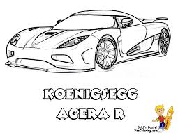 Printable of sports cars coloring pages are a fun way for kids of all ages to develop creativity, focus, motor skills and color recognition. Striking Supercar Coloring Free Super Cars Coloring Koenigsegg