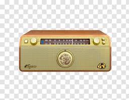 sangean fm broadcasting radio receiver am u6536u97f3u673a frequency modulation golden transparent png pnghut