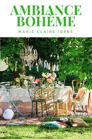 Une Ambiance Boheme Et Champetre Pour Une Belle Table Table Mariage Champetre Deco Champetre Diy Mariage