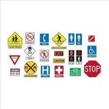 Survival Signs Worksheets Free Printables Safety Signs And Symbols Bulletin Board Sets Community Signs