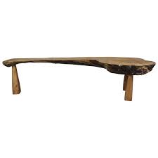Ambrosia is part of the dl made to order offering. Ambrosia Maple Burl Live Edge Slab Coffee Table Or Bench Arts And Crafts M Baker At 1stdibs