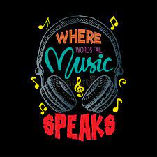 Where Words Fail Music Speaks Music Quote Ilustracao Do Vetor Ilustracao De Retro Sinal 150549345