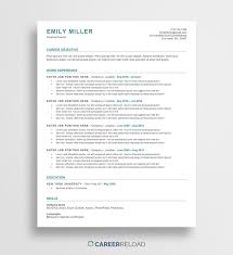 If your resume is not a simple, one column document. Free Word Resume Templates Free Microsoft Word Cv Templates