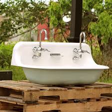 I'm selling a new 36 kohler whitehaven undercounter sink. New Kohler Brockway High Back 36 Farm Sink Incarnadine Red Cast Iron Porcelain Trough Sink Package Handmade Products Bathroom Fixtures