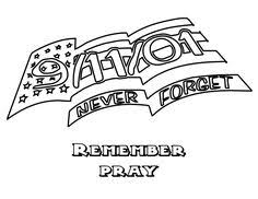 September 11th memorial coloring page. 20 9 11 Ideas Coloring Pages For Kids Patriots Day Printable Coloring Pages