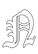 Durch das lösen von kreuzworträtseln wird nicht nur das gedächtnis der kindergartenkinder und grundschulkinder trainiert, sondern auch der routinierte umgang mit buchstaben. Vorlagen Gothische Buchstaben Und Zahlen