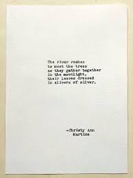 Nature Lover Gifts Poetry The River Rushes To Meet The Etsy Short Poems Quotes About Motherhood Nature Poem