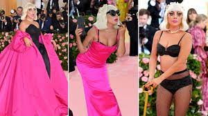 Lady gaga is a gifted singer known for her bold sartorial choices. Lady Gaga Made Four Outfit Changes On The 2019 Met Gala Red Carpet Allure