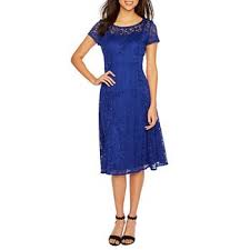 Lace Lace Dresses For Women Jcpenney Fit Flare Dress Flare Dress Blue Dresses For Women