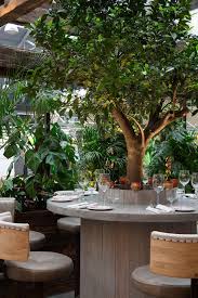 Blixen Newly Opened European Brasserie Blixen Is An Oasis Beside Spitalfields Market Step Through The Vine Covere In 2020 Outdoor Restaurant Restaurant Patio Backyard