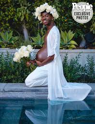 Lil Nas X Reveals Hes Pregnant — with His Album — Announcement Photos