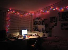 The colorful, sparkling and twinkling lights on the walls and edges of a house bring a festive … College Christmas Lights Mean Business Christmas Lights In Bedroom Christmas Lights In Room Christmas Lights Inside