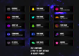 Watch your favorite games live and connect with players and fans around the world in the fully redesigned twitch app. Twitch Panels Free Download By Psychomilla On Deviantart