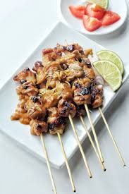 Indonesian Chicken Satay With Spicy Peanut Sauce Couple Eats Food Recipe Spicy Peanut Sauce Food Mexican Food Recipes Authentic