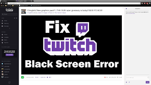 I get a blank white screen, no resource locator window, nothing. Solved How To Fix Twitch Black Screen Issue On Google Chrome