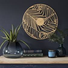 Klok Van Opengewerkt Goudkleurig Metaal Met Blaadjesmotief Maisons Du Monde Decoration Horloge Murale Horloge Maison Du Monde Deco Murale