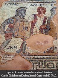 Propaganda Medieval Voce Conhece A Historia Da Publicidade Arte Romana Gladiadores Romanos Mosaicos Romanos