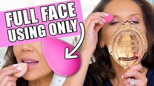 full face of makeup using only a