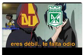 La transmisión del partido de hoy , que se jugará en el estadio manuel murillo toro desde las 6.00 p. Tolima Vs Nacional Mejores Memes Y Burlas Por Derrota En Cuadrangulares 2019 Futbol Colombiano Liga Betplay Futbolred