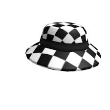 12 Checker Trendy Hat Roblox Trendy Hat Roblox Accessories Black Hair Roblox